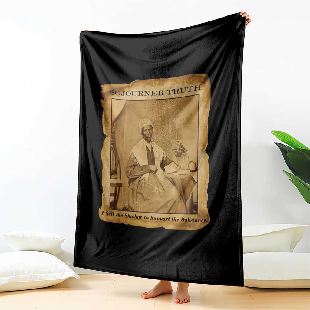 Sojourner Truth Throw Blanket Black Women Quote