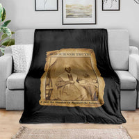 Sojourner Truth Throw Blanket Black Women Quote