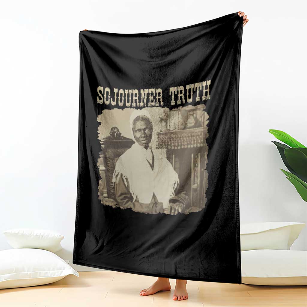 Sojourner Truth Throw Blanket African American Historical Hero