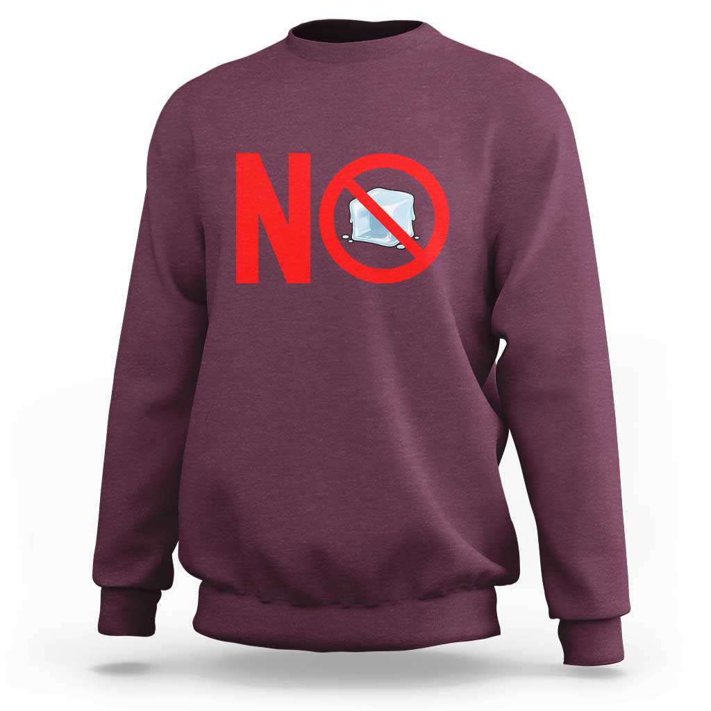 Anti ICE Sweatshirt No ICE Protest Symbol Anti Immigration Enforcement