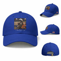 I Live Here Now Punch Monkey Baseball Cap Funny Drinking Iced Coffee Baseball Field