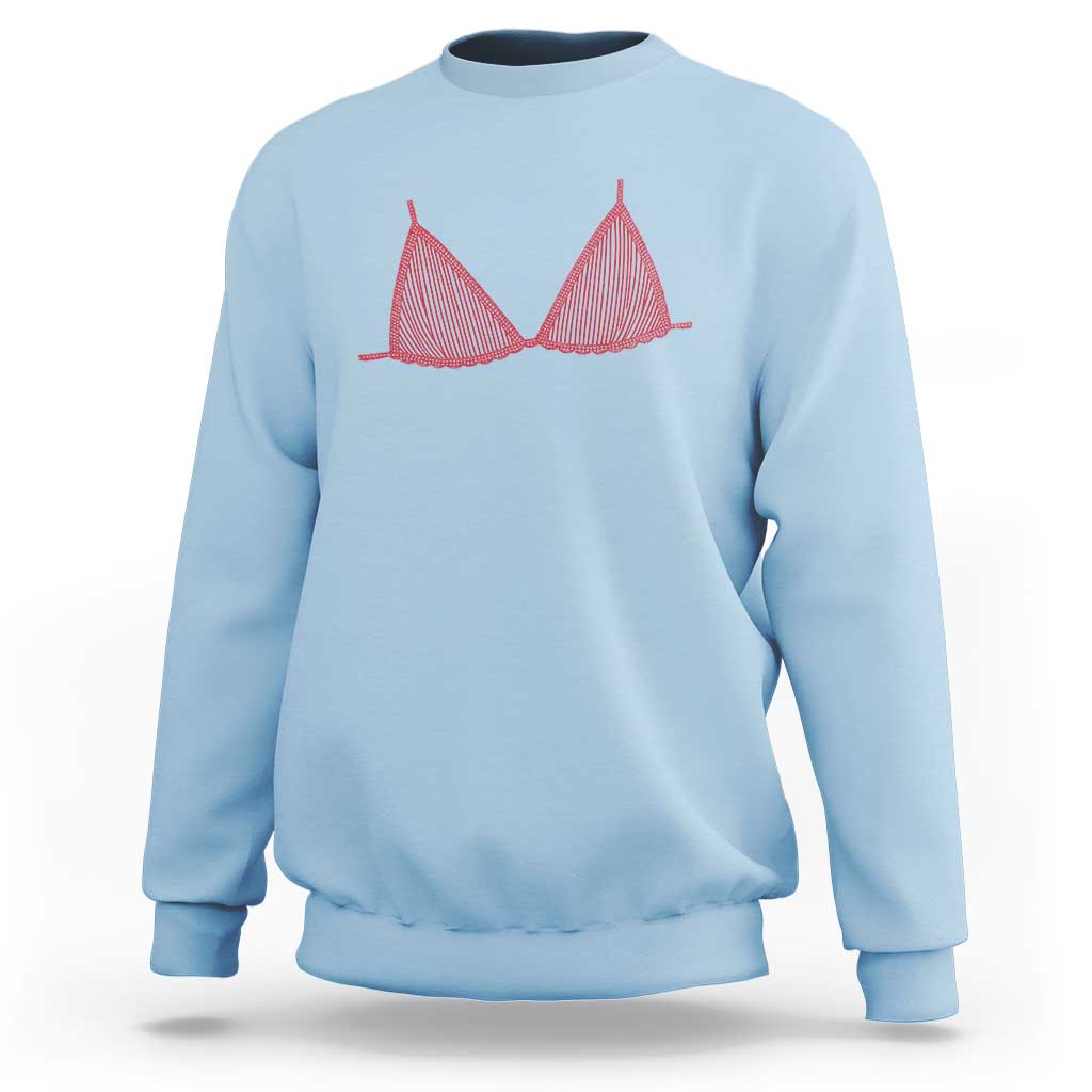Coastal Bikini Sweatshirt Girls Trip Matching Beach Weekend