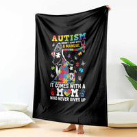 Autism Acceptance Throw Blanket Doesn't Come with a Manual Autism Mom