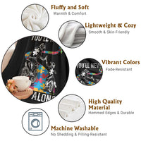Autism Acceptance Throw Blanket Autism Dad Motocross Rider Father Son Support