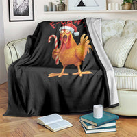Christmas F Caw F Throw Blanket Funny Chicken Meme - Wonder Print Shop