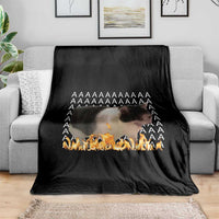 Screaming Cat Meme Throw Blanket Funny Internet Gen Z Cat Lover