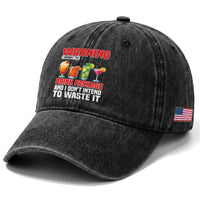 Funny Cruise Ship Washed Cotton Baseball Cap Warning I Bought The Drink Package