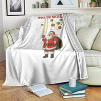 Funny Nurse Christmas Throw Blanket Nurses Always Make The Nice List - Wonder Print Shop