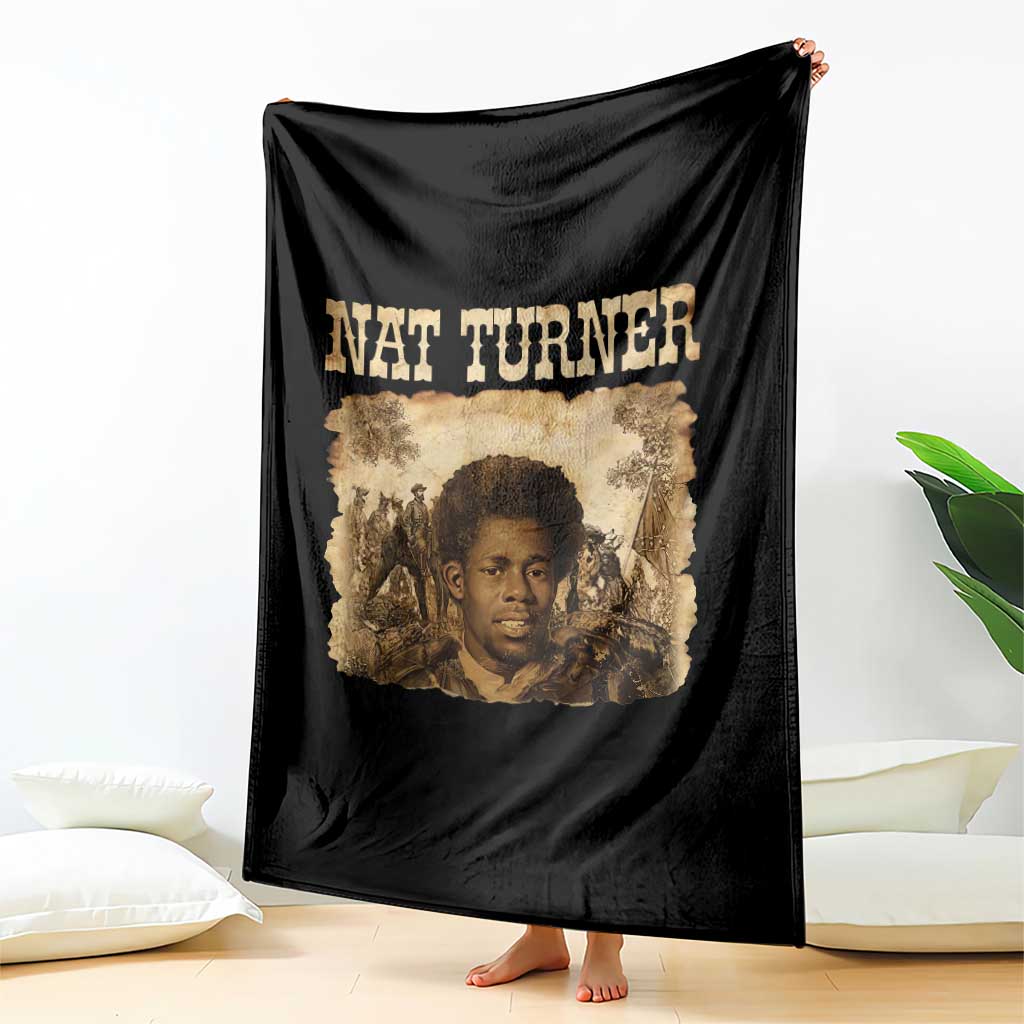 Nat Turner Throw Blanket Black History African American