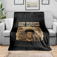 Nat Turner Throw Blanket Black History African American