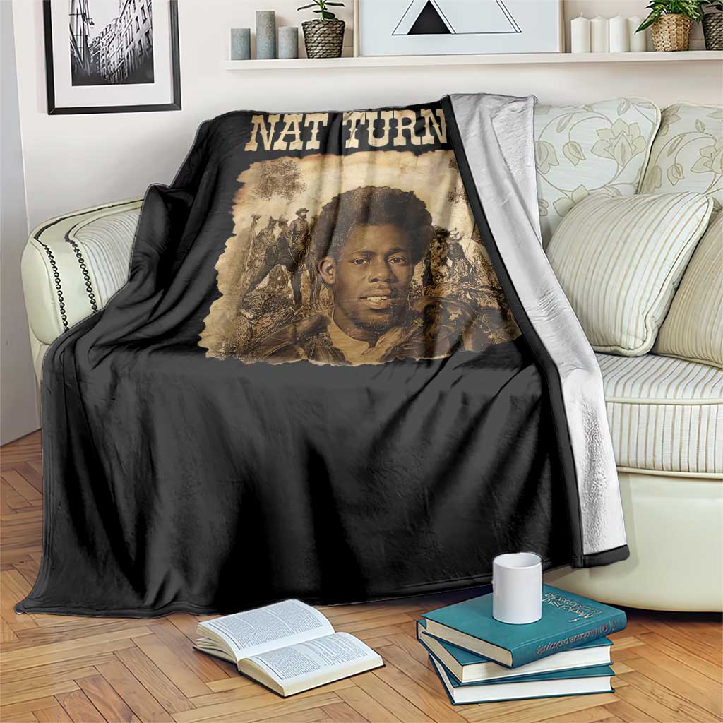 Nat Turner Throw Blanket Black History African American