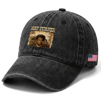 Nat Turner Washed Cotton Baseball Cap Black History African American