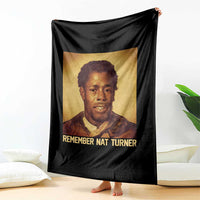 Nat Turner Throw Blanket Black History Month