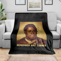 Nat Turner Throw Blanket Black History Month