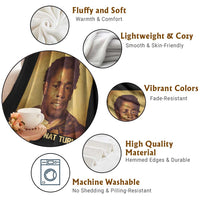Nat Turner Throw Blanket Black History Month