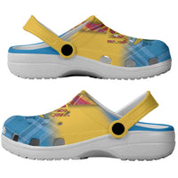 US Virgin Islands Clogs Shoes Madras Pattern Gradient Style - Wonder Print Shop