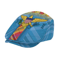 US Virgin Islands Jeff Hat Madras Pattern Gradient Style - Wonder Print Shop