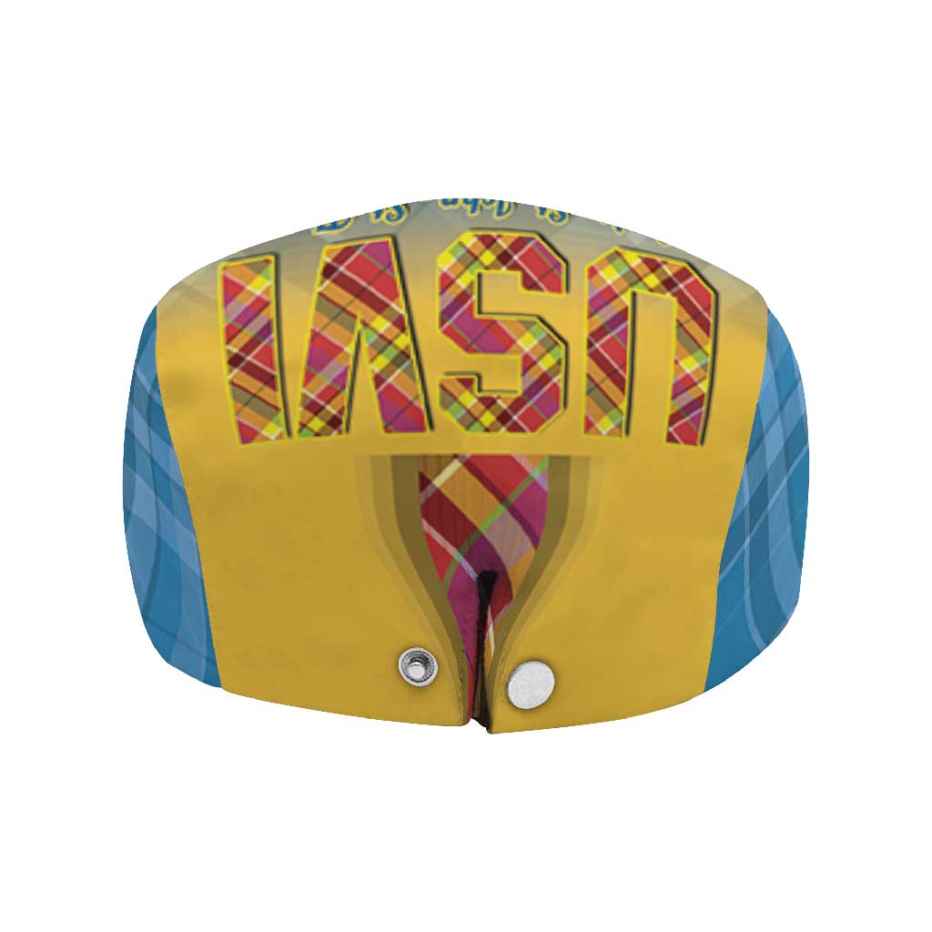 US Virgin Islands Jeff Hat Madras Pattern Gradient Style - Wonder Print Shop