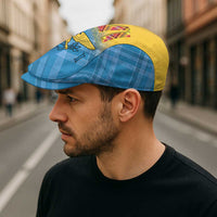 US Virgin Islands Jeff Hat Madras Pattern Gradient Style - Wonder Print Shop