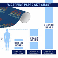 Voltaire Quote Wrapping Paper Roll Protest Believe Absurdities Commit Atrocities Retro - Wonder Print Shop