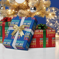 Whose Car We Gonna Take Meme Retro Wrapping Paper Roll