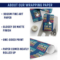 Whose Car We Gonna Take Meme Retro Wrapping Paper Roll