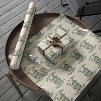 Wizard Frog Wrapping Paper Roll Funny Off to Commit Shenanigans