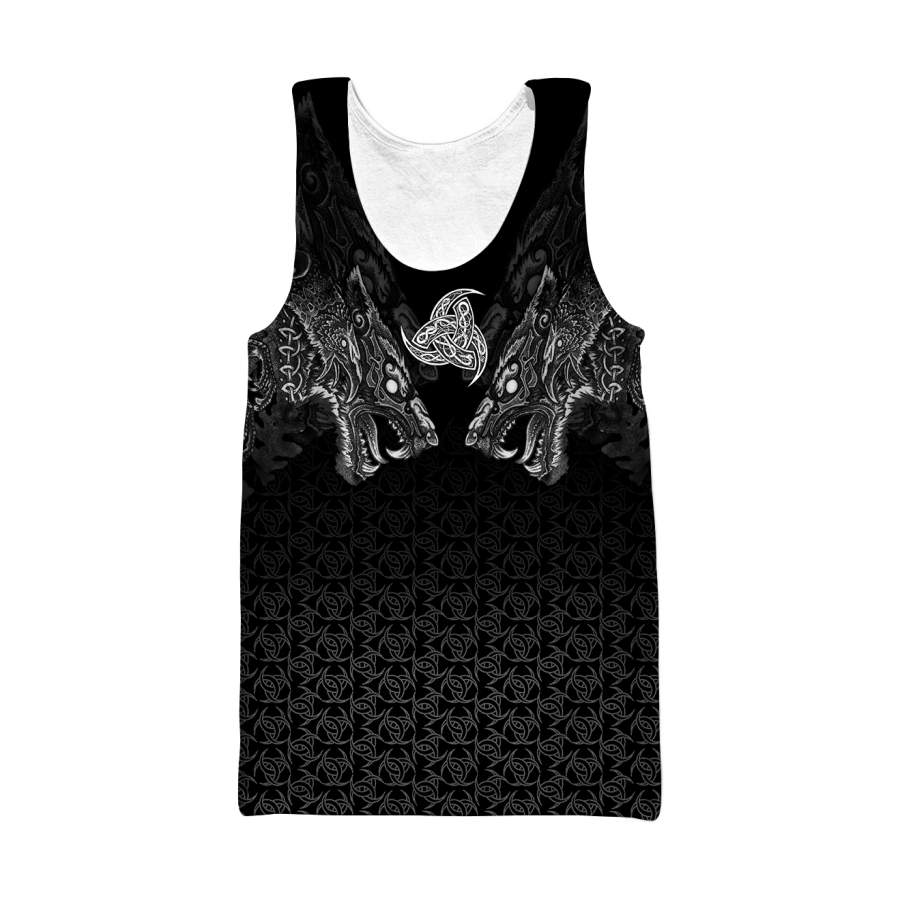 viking-clothing-fenrir-wolf-and-triple-horn-of-odin-viking-tank-top