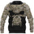 Viking Clothing Valknut Skull With Camo Hoodie RLT12 - Wonder Print Shop