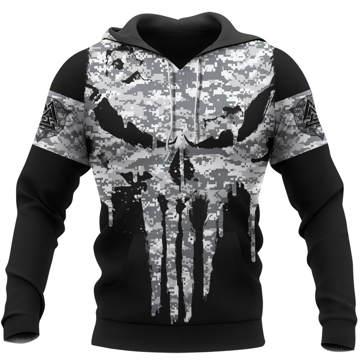 Viking Clothing Viking Camo Hoodie RLT12 - Wonder Print Shop