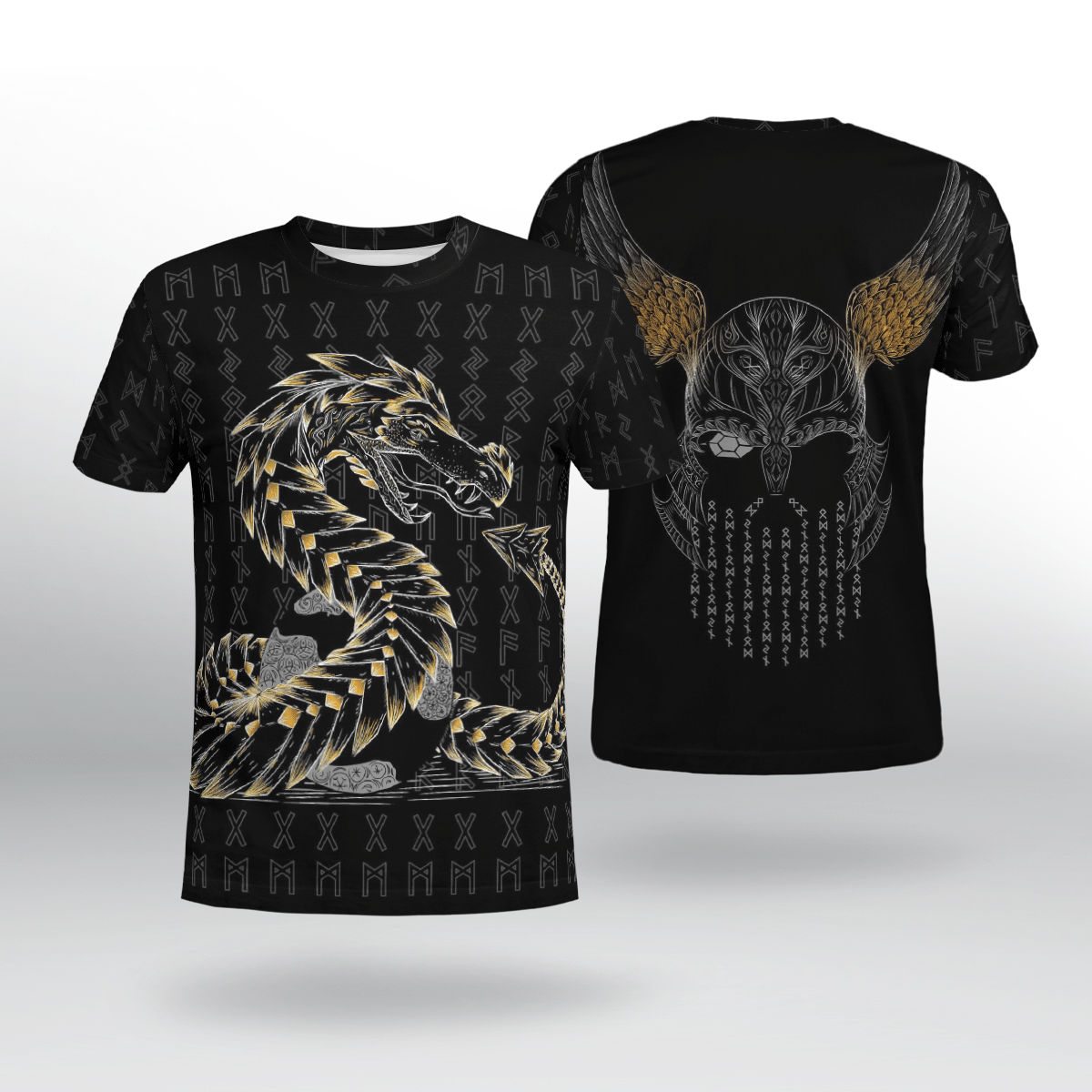 viking-clothing-odin-and-jormungandr-viking-t-shirt