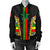 Senegal Women's Bomber Jacket Senegal Flag Color and Coat Of Arm RLT6 - Wonder Print Shop