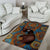 Wonder Print Shop Area Rug African Black Girl Floral Area Rug LT10 - Wonder Print Shop