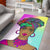 Wonder Print Shop Area Rug Colors and Bubbles Background Beautiful Woman 4 Area Rug LT10 - Wonder Print Shop