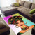 Wonder Print Shop Area Rug Colors and Bubbles Background Beautiful Woman 3 Area Rug LT10 - Wonder Print Shop