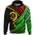 Custom Personalised Vanuatu Hoodie Vanuatu Lauhala Polynesian LT6 - Wonder Print Shop