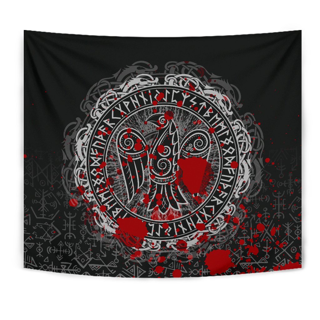 viking-tapestry-raven-celtic-tattoo-blood