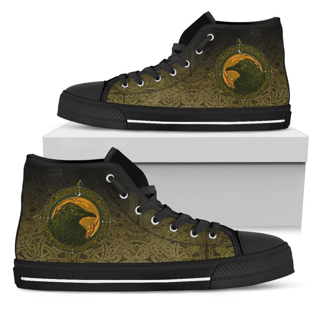 viking-high-top-shoes-ethnic-odin-raven-gold