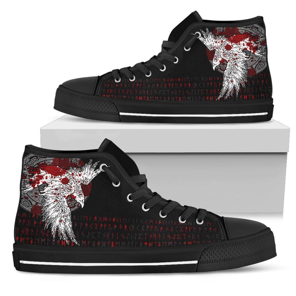 viking-high-top-shoes-mystical-raven-tattoo-blood