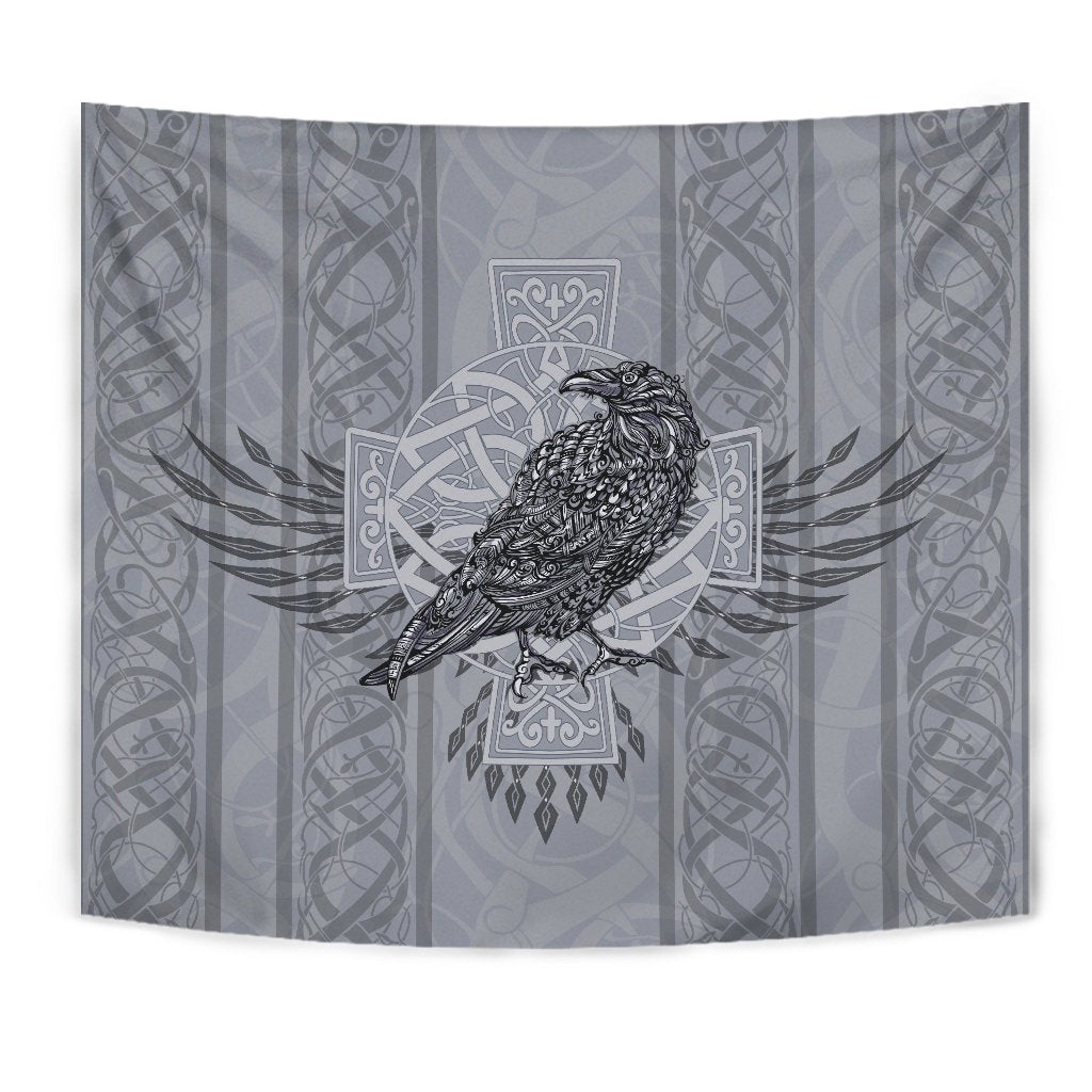 viking-tapestry-odins-celtic-raven-scandinavian-tattoo