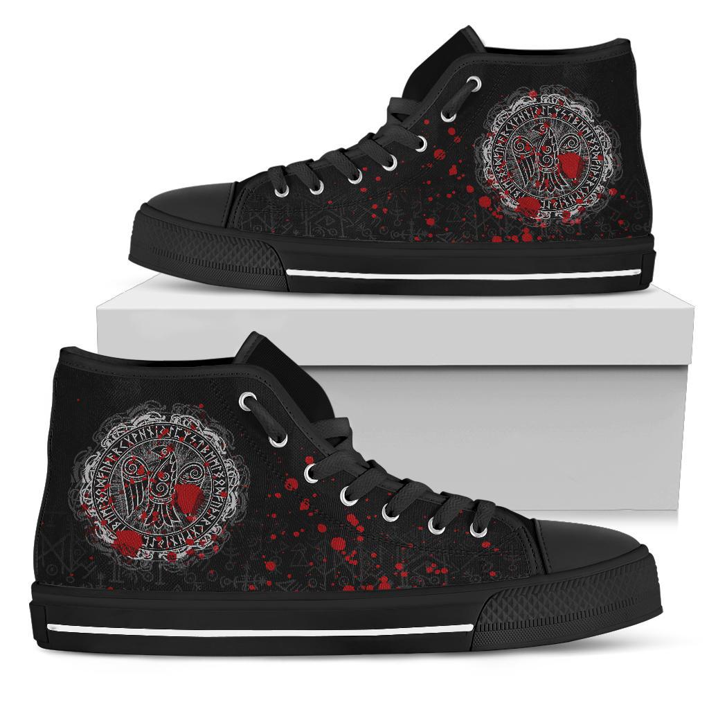 viking-high-top-shoes-raven-celtic-tattoo-blood