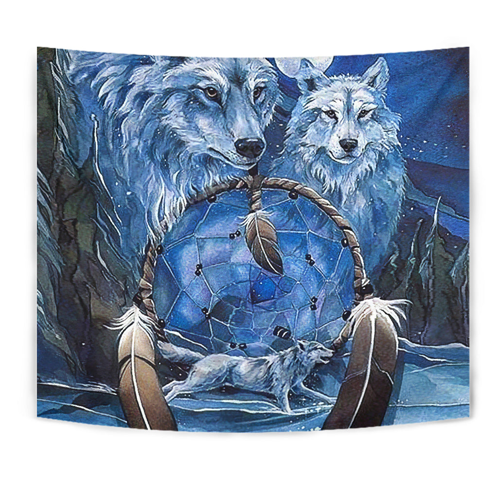 wolf-dreamcatcher-native-american-tapestry