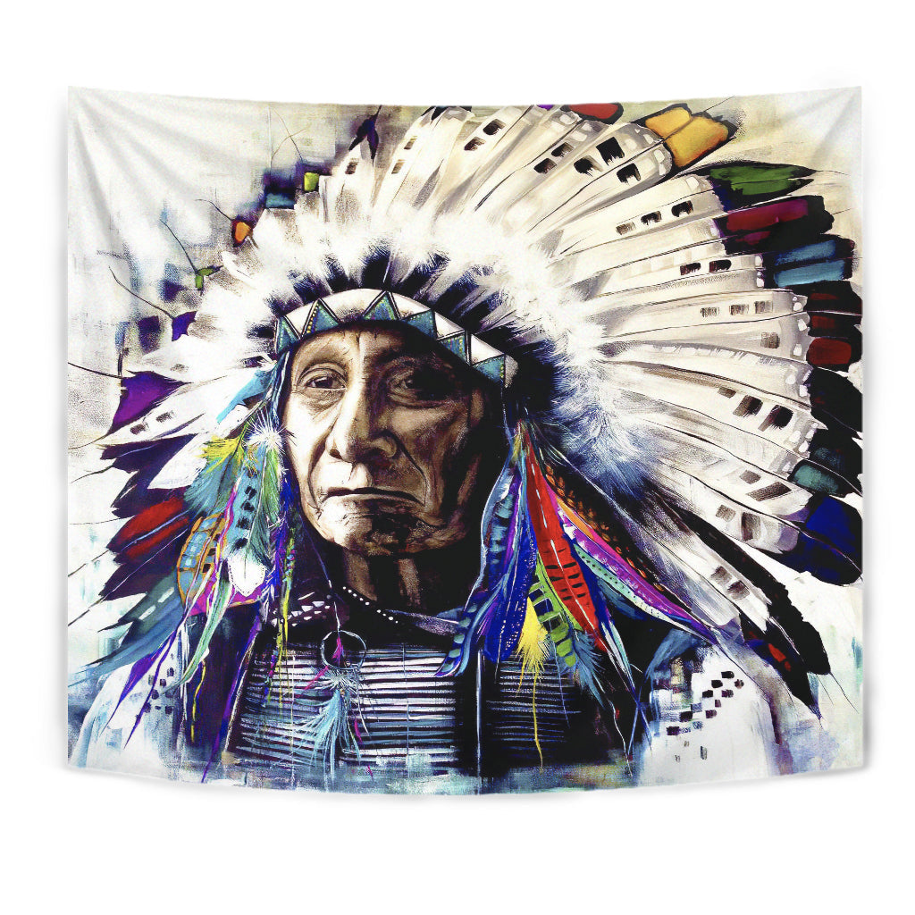 chief-native-american-tapestry