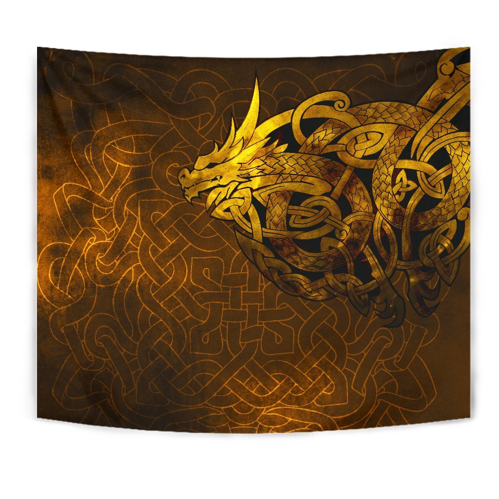 viking-tapestry-celtic-dragon-tattoo