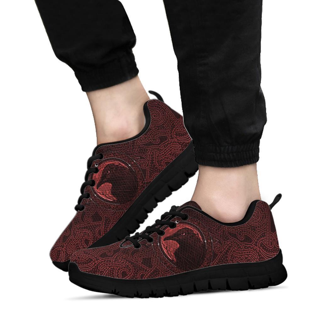 viking-sneakers-ethnic-odin-raven-red