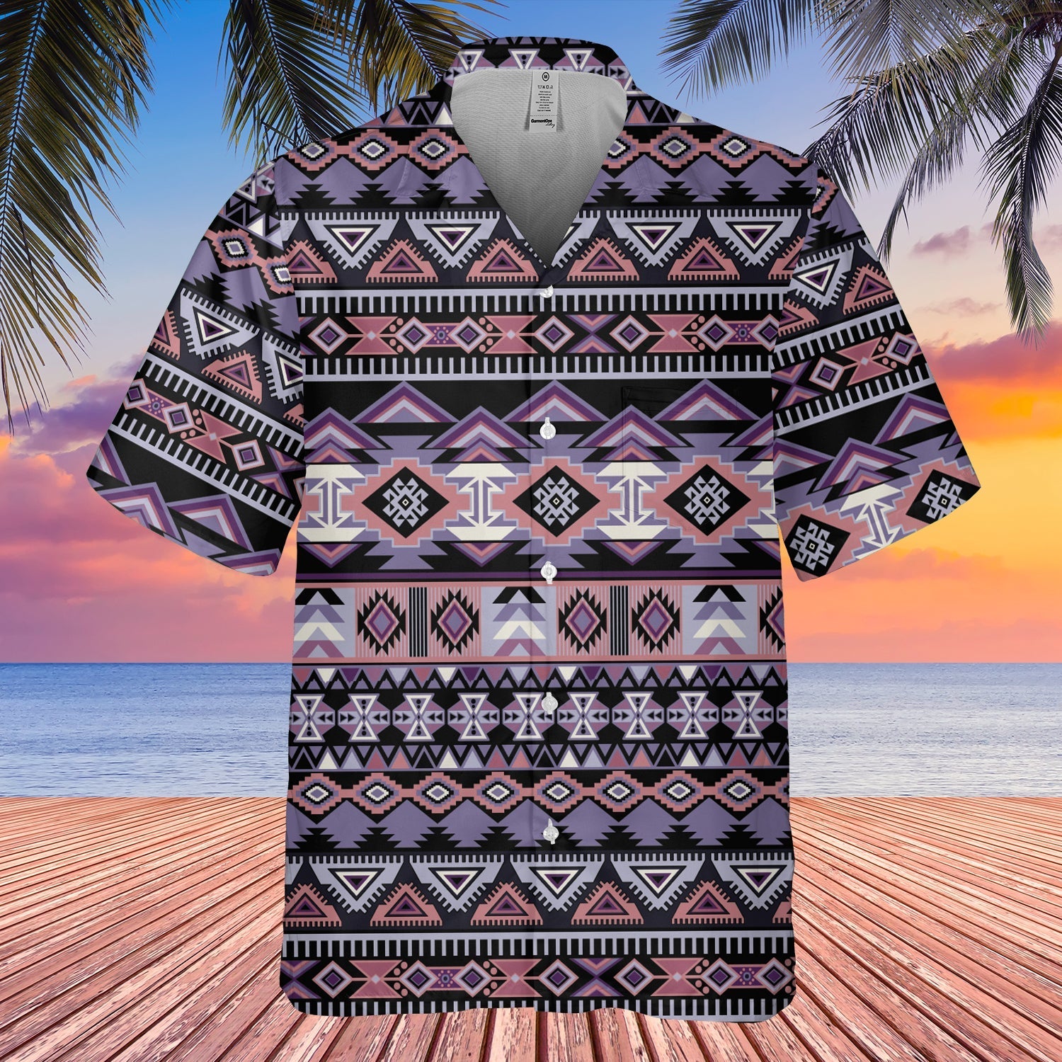 Native American Ethnic Pattern Hawaiian Shirt 3D LT10 - Wonder Print Shop