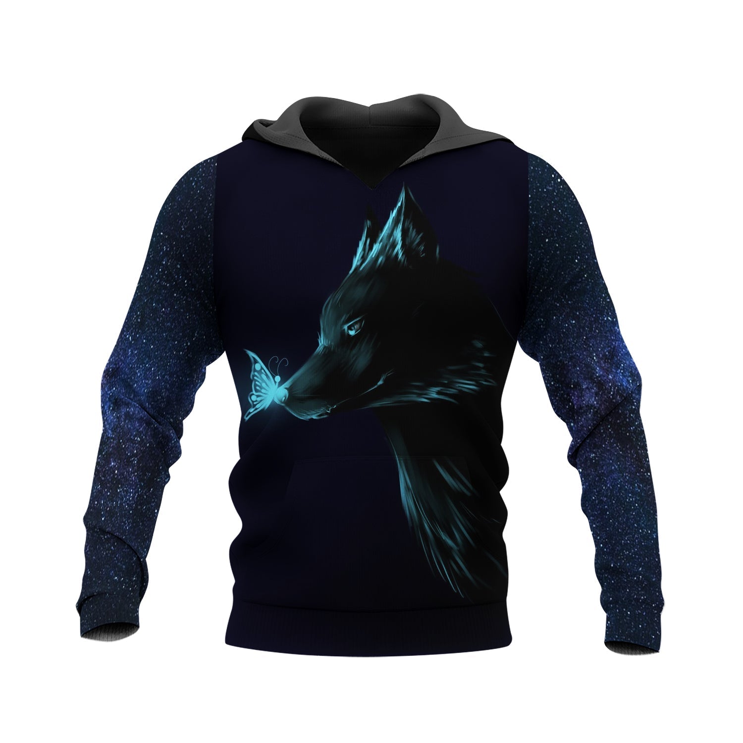 Native American Wolf and Butterfly 3D Hoodie LT10 - Wonder Print Shop