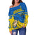 Ukraine Off Shoulder Sweater Strong Ukrainian LT13 - Wonder Print Shop