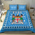 Fiji Bedding Set Pattern - Fijian Tapa Pattern Blue LT13 - Wonder Print Shop