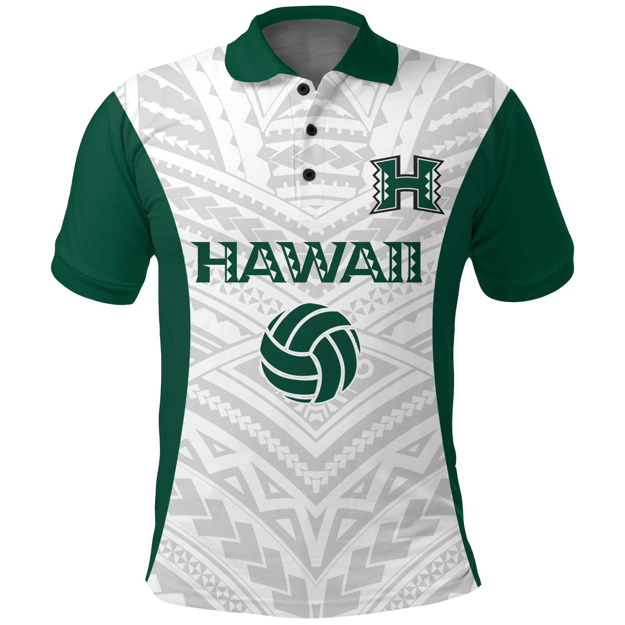 custom-personalised-hawaii-polo-shirt-white-volleyball-team-supporter